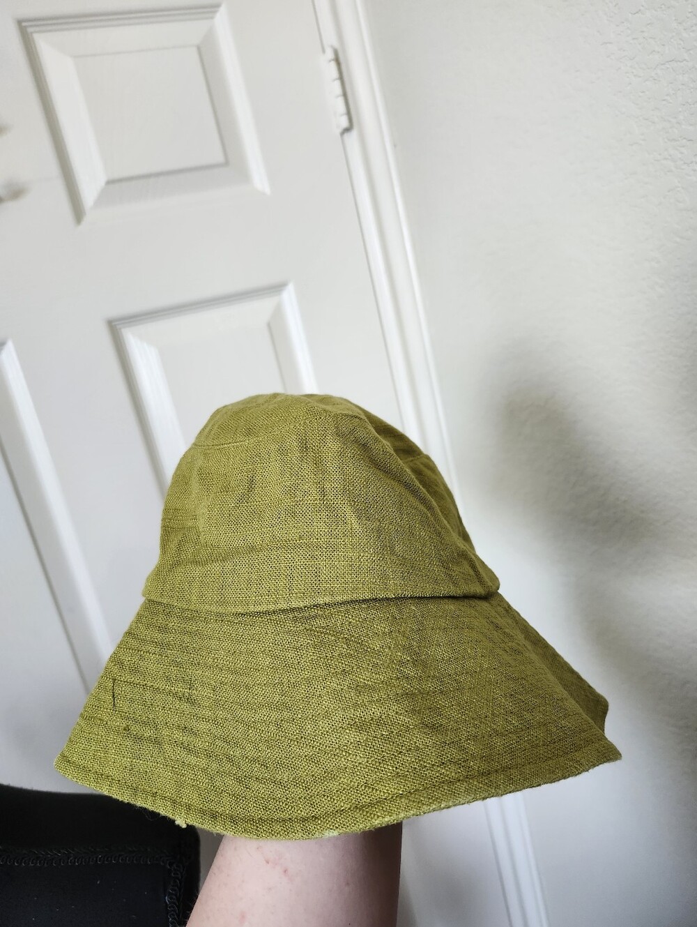 Cider Olive Green Wide-Brim Bucket Hat